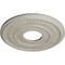 Ekena Millwork Valeriano Medallion (Canopies up to 6 1/4"), 12 1/8"OD x 3 5/8"ID x 3/4"P, Pot of Cream Crackle CM12VAPCC - alternate 2